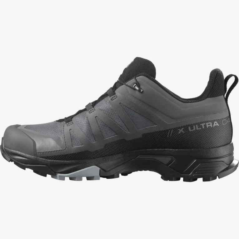 Grey / Black Salomon X Ultra 4 GTX Men's Hiking Shoes | IE SG8102